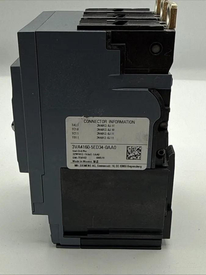 Автоматический выключатель SIEMENS CIRCUIT BREAKER 3VA4160-5ED34-0AA0 60A 600Y/3