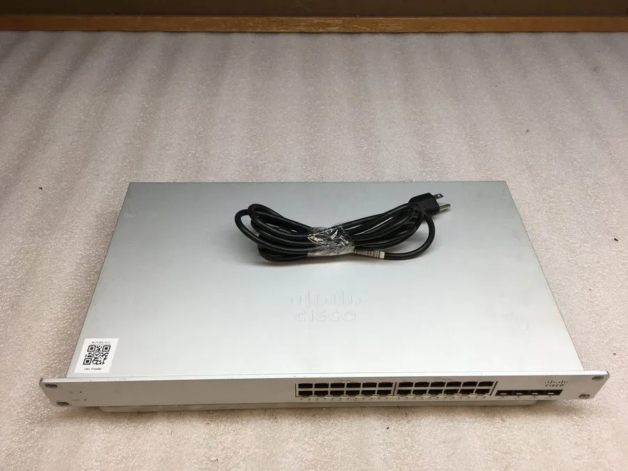 Коммутатор Cisco Meraki MS220-24P-HW 24-Port Gigabit PoE+ Switch 4x SFP 370W