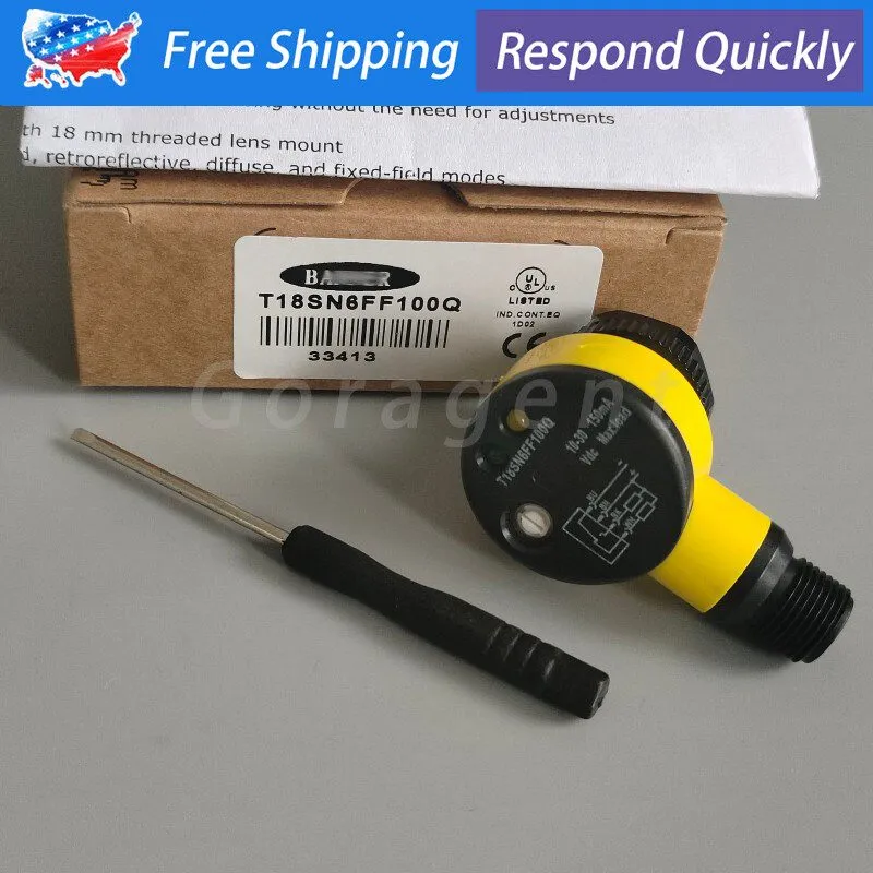 Фотоэлектрический датчик T18SN6FF100Q Photoelectric Switch Sensor — фото лота 1