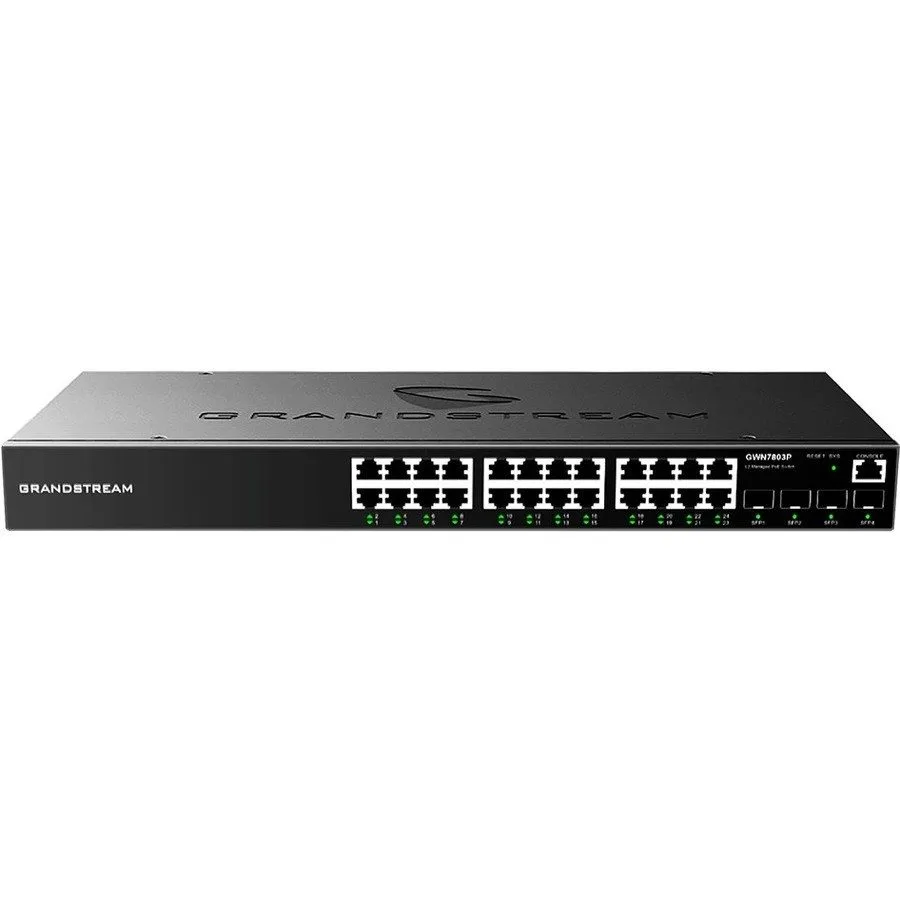 VoIP-шлюз Grandstream GWN7803P 24-Port Gigabit Managed PoE Switch