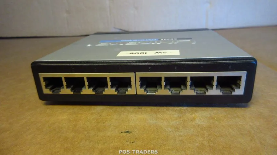 Коммутатор Cisco SD208 8 Port 10/100 Unmanaged Desktop Switch, v1.2, 100389