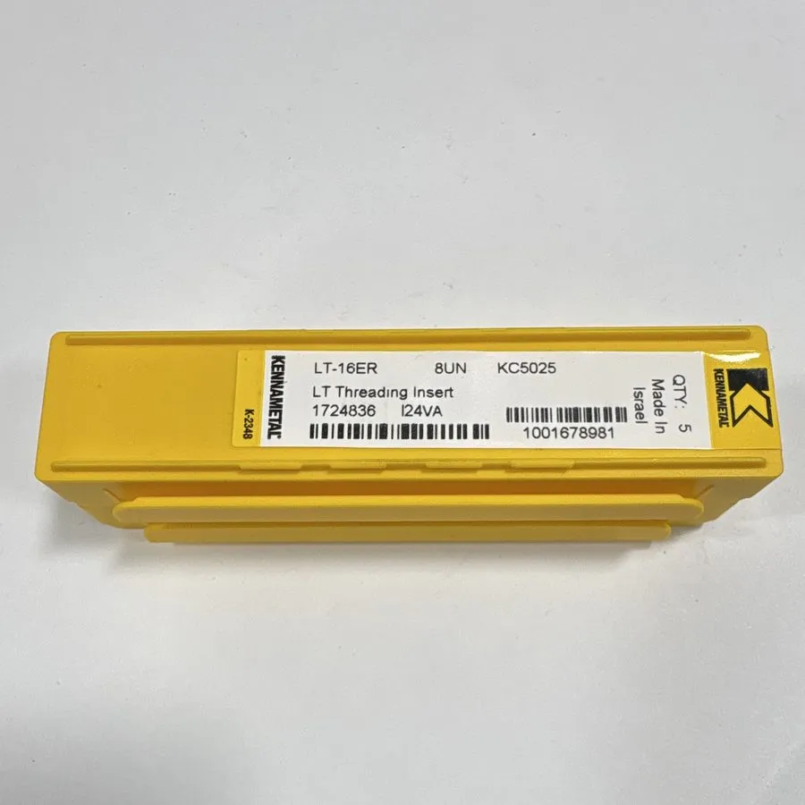 Режущий инструмент Kennametal LT-16ER 24UN KC 5025 Carbide Threading Insert . EX