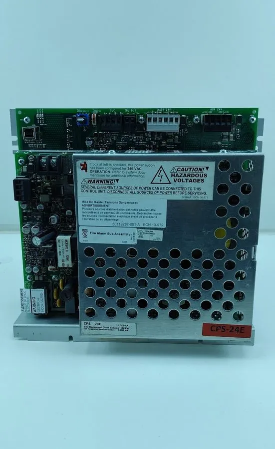 Плата NOTIFIER CPS-24E CPU2-640PCC FIRE ALARM CONTROL PANEL CPU BOARD — фото лота 2