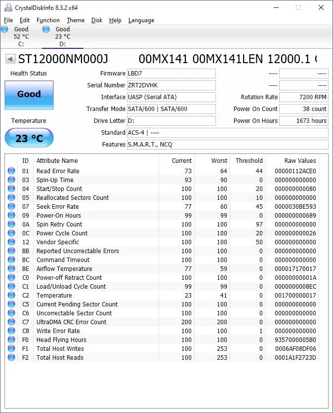Жёсткий диск Seagate Exos X18 12TB ST12000NM000J Hard Drive SATA 7200RPM 3.5" SM — фото лота 1