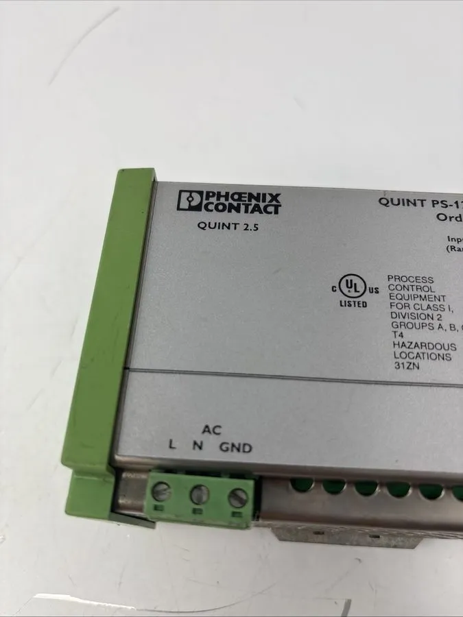 Блок питания Phoenix Contact PS-120 AC/24DC/5 2939069 DIN Rail Power Supply 24VD — фото лота 1