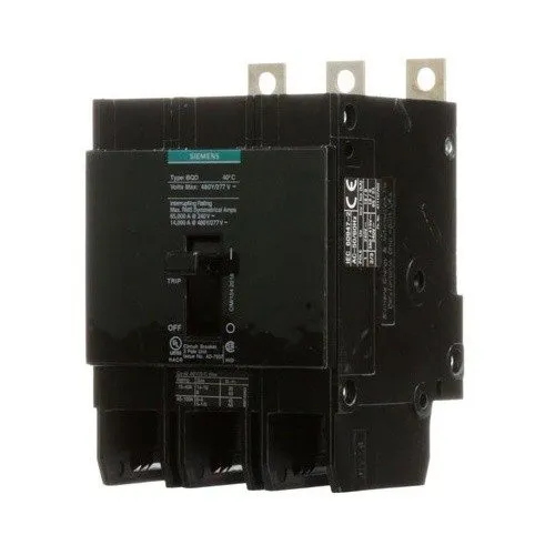 Автоматический выключатель Siemens BQD BQD3100 3 Pole 100 Amp 480V Circuit Break