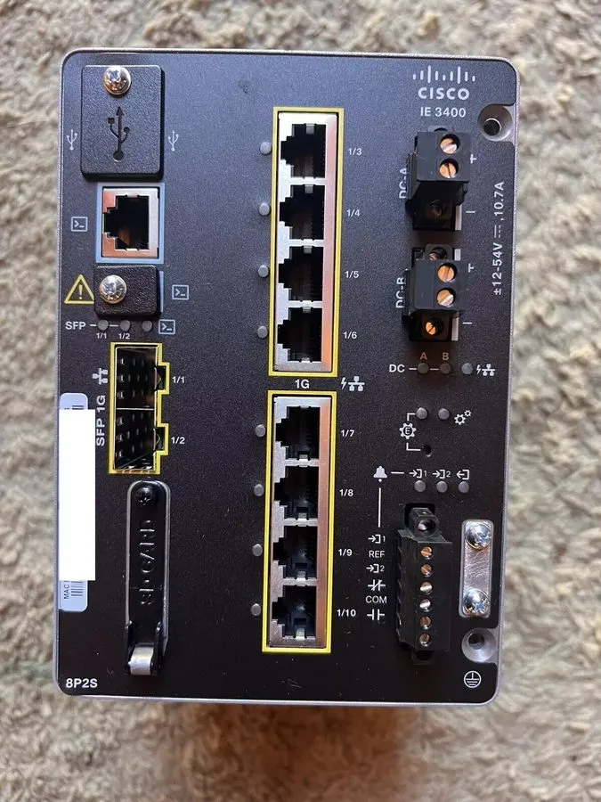 Коммутатор CISCO IE-3400-8P2S-E INDUSTRIAL ETHERNET SWITCH