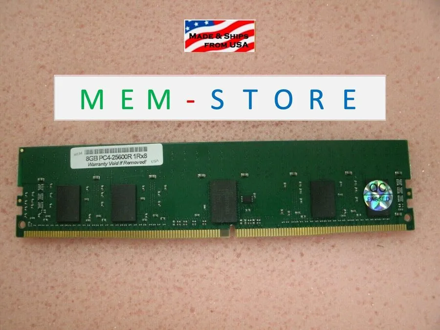 Модуль памяти 8GB RAM-8GDR4ECT0-RD-3200 DDR4-3200MHz RDIMM RAM Compatible with Q — фото лота 1