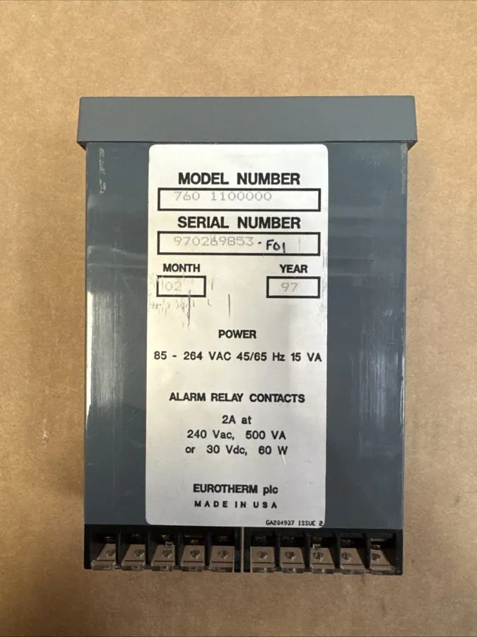 ПЛК Eurotherm 760 1100000 PLC 85-264 VAC — фото лота 1