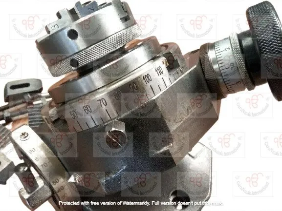 Поворотный стол 4" PRECISION TILTING ROTARY TABLE w. 3"/65mm 3-jaw chuck Part#TT — фото лота 2