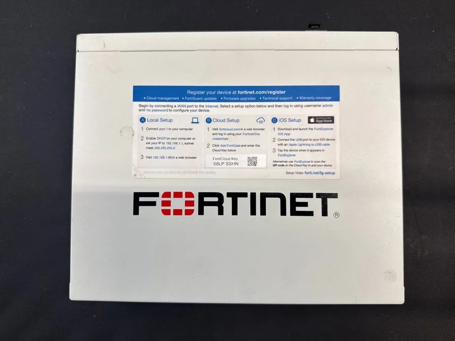 Межсетевой экран Fortinet FortiGate 80F FG-80F Firewall Security Appliance 10x G