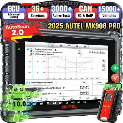 Диагностический сканер Autel MaxiSys MK906 Pro ECU Coding Full System Diagnosti  — фото лота 1