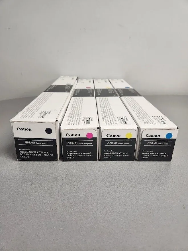 Георадар Canon GPR-61 Toner Cartridge Set C,Y,M,B High Yield Complete