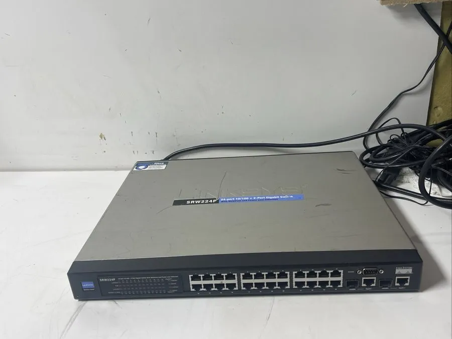 Коммутатор Cisco Linksys SRW224P 24-Port 10/100 Managed 2-Port Gigabit PoE Switc