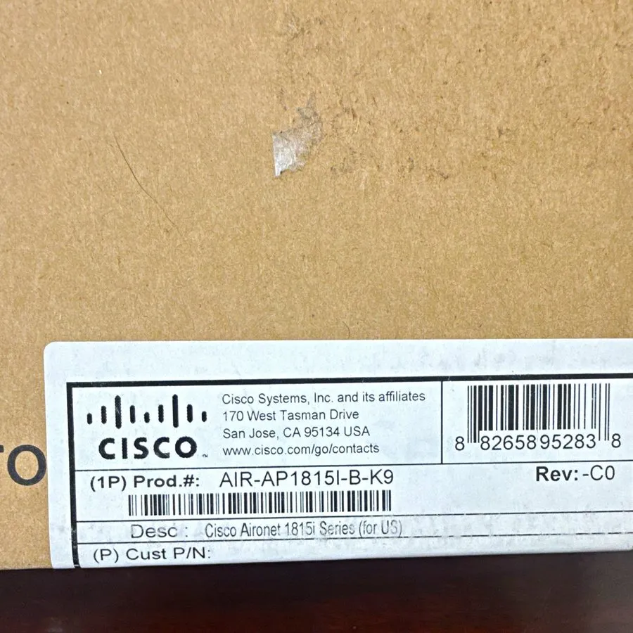 Точка доступа Wi-Fi Cisco Aironet Series Access Point AIR-AP1815I-B-K9 802.11ac 