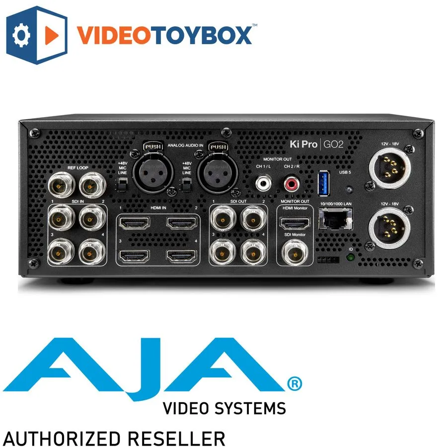 Рекордер AJA KI-PRO-GO2 Multi-Channel HD H.264 AVC / H.265 HEVC Recorder/Player