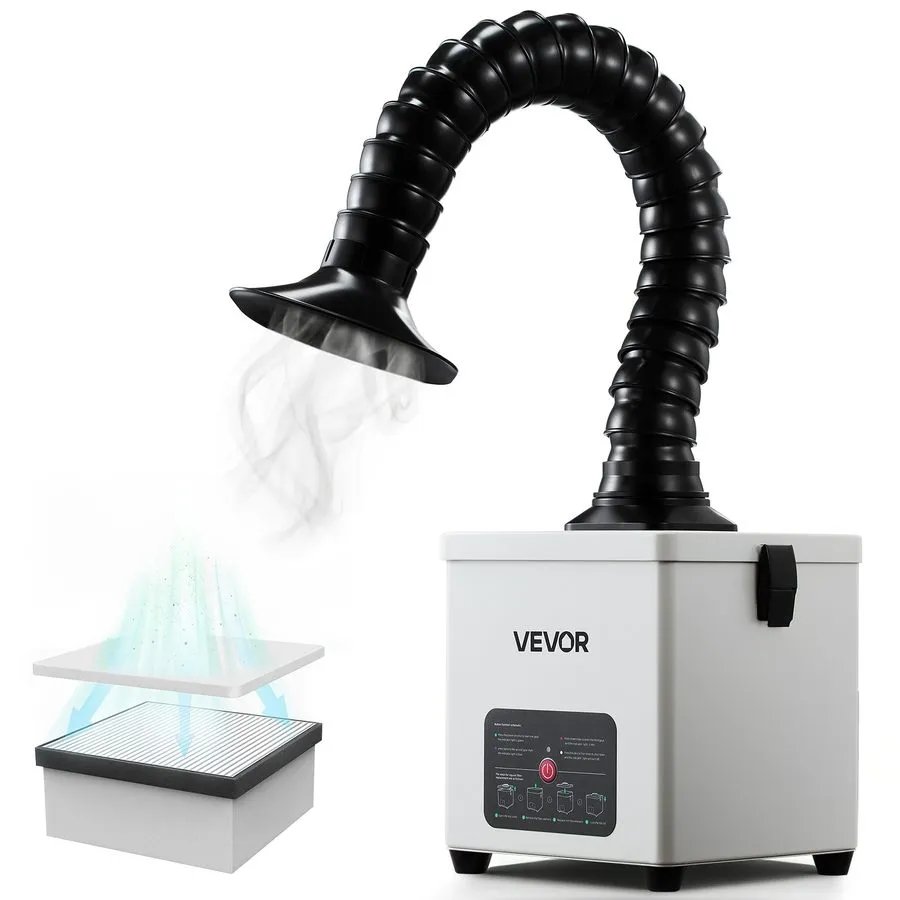 Дымоуловитель Solder Fume Extractor,150W 165CFM Soldering Smoke Extractor with 3