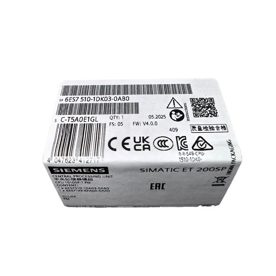 ПЛК 6ES7510-1DK03-0AB0 Siemens ET200SP CPU Processor