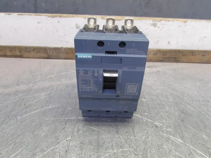 Автоматический выключатель 3VA4112-6ED34-0AA0 SIEMENS CIRCUIT BREAKER 3 POLE 125