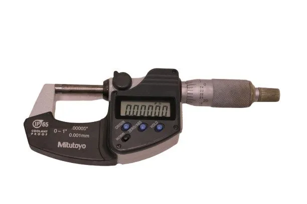Микрометр Mitutoyo 293-330-30 Digimatic Micrometer, 0-1"/0-25mm Range, .00005"/0