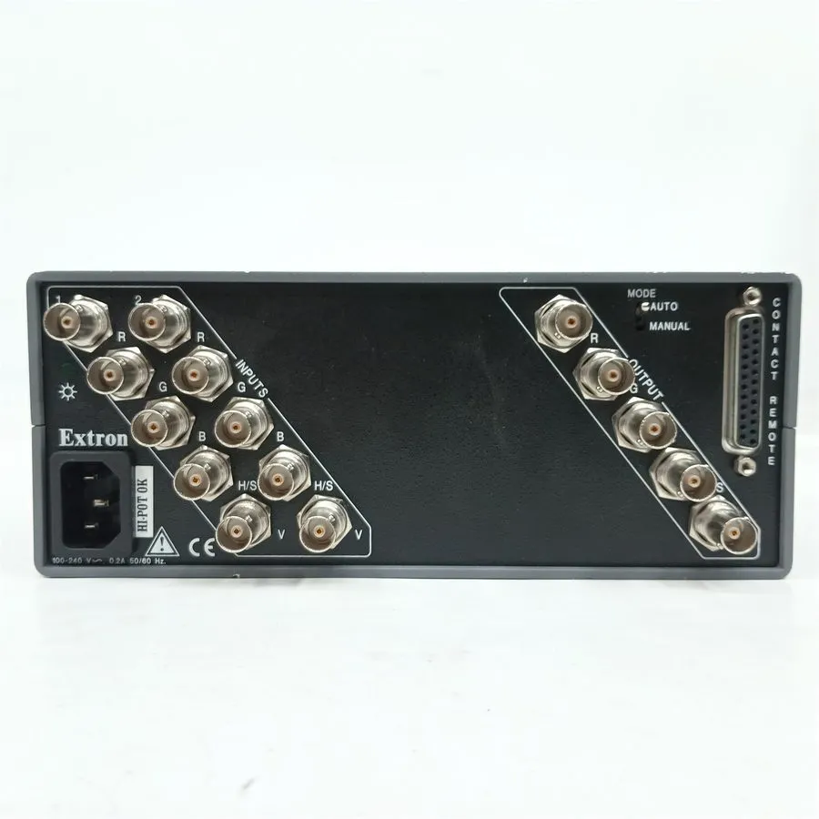 Видеокоммутатор Extron SW2 AR HVxi 2-Input Analog BNC Video+Audio Switcher With  — фото лота 1