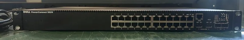 Коммутатор Dell PowerConnect 5524 24 Port Gigabit PoE 2x 10GbE SFP+ Switch