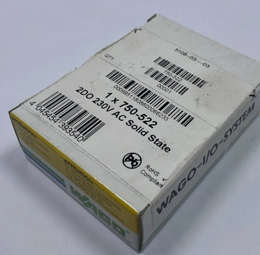 Модуль WAGO 750-522 750 522 DO Module 2-Channel 230VAC Solid State