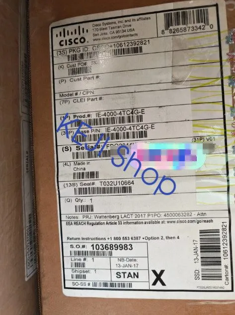 Коммутатор IE-4000-4TC4G-E