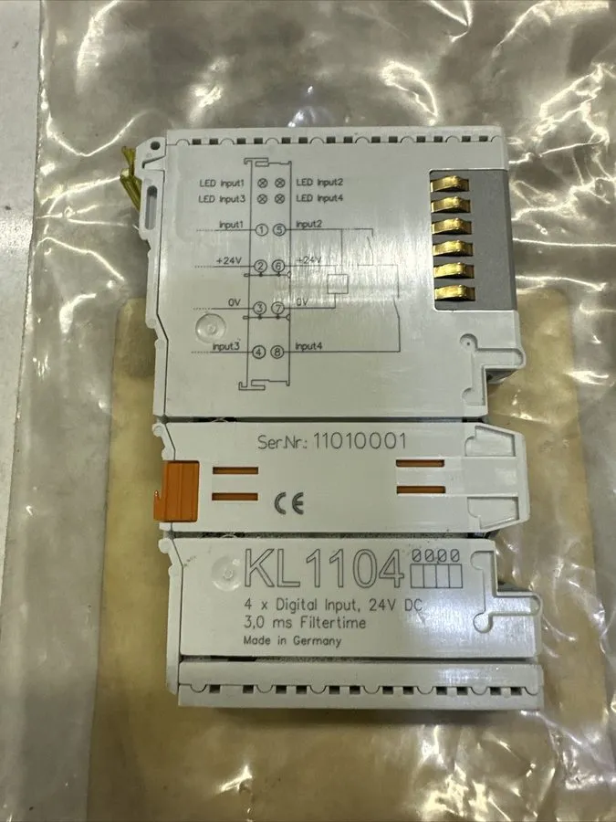 Модуль ввода-вывода LOT BECKHOFF KL1104 4X DIGITAL INPUT 24VDC