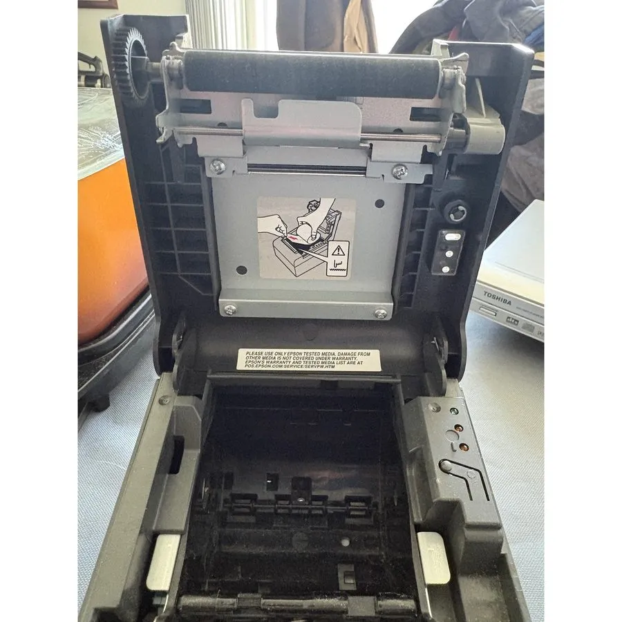 Принтер чеков Epson TM-T20II M267E Thermal Receipt Printer POS USB Ethernet RS23 — фото лота 3