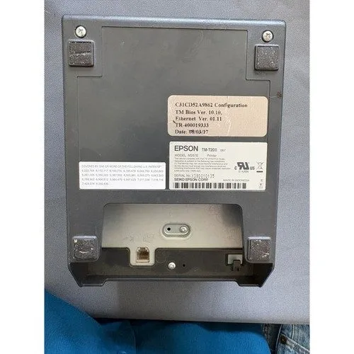 Принтер чеков Epson TM-T20II M267E Thermal Receipt Printer POS USB Ethernet RS23 — фото лота 4