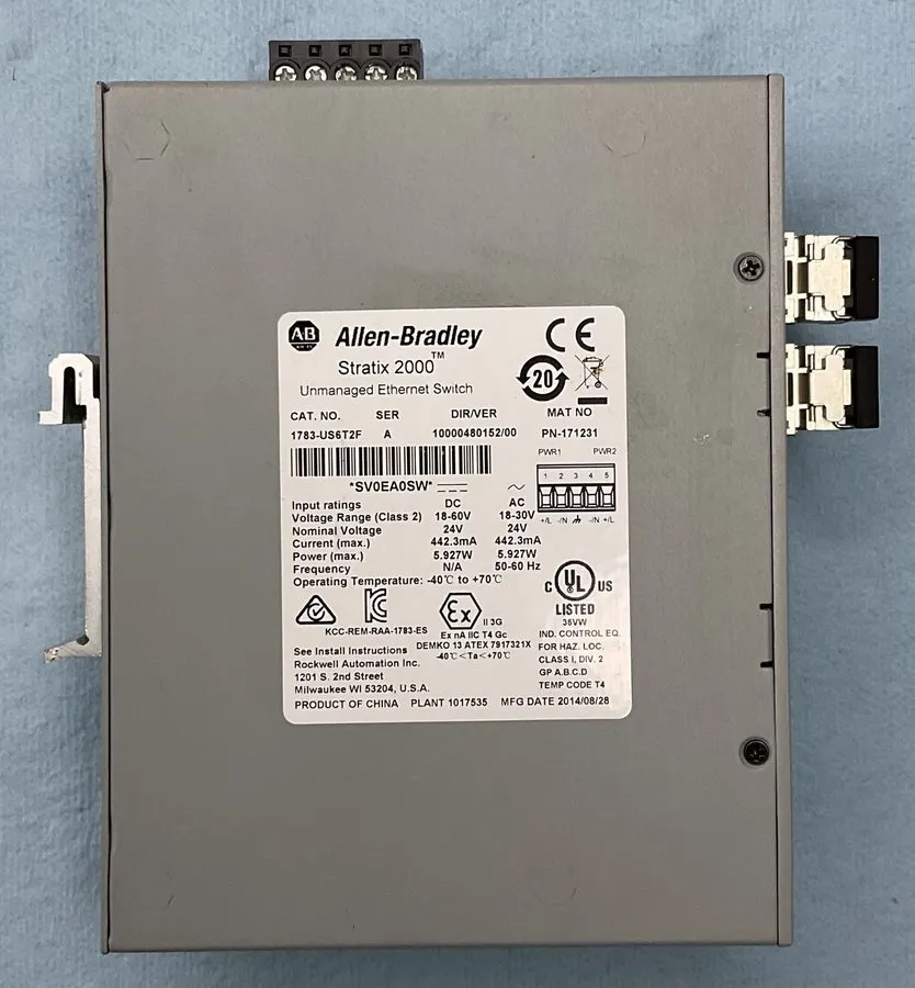Коммутатор Allen-Bradley 1783-US6T2F Stratix 2000 Switch
