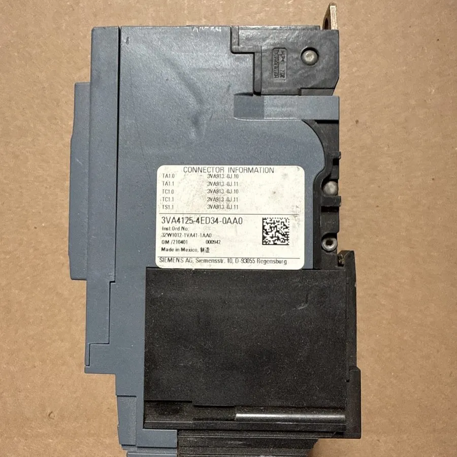 Автоматический выключатель Siemens 3VA4125-4ED34-0AA0 3p 25a 25k Circuit Breaker