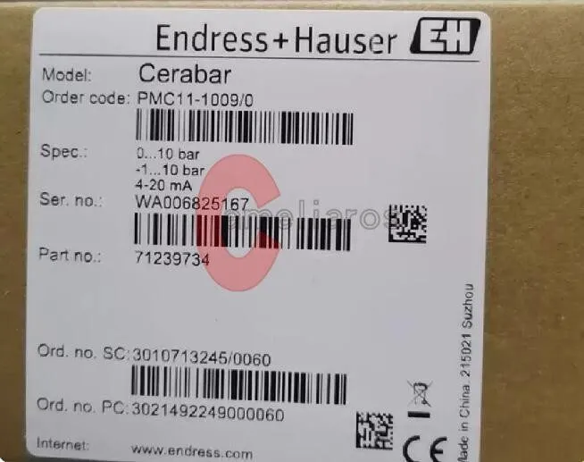 Датчик давления Endress+Hauser PMC11-AA1U1PBWBJA (PMC11-1009/0) Pressure Transmi