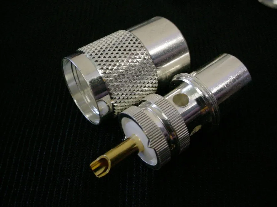 Разъём 10 Silver-Teflon®-Gold Center Tip PL-259 Type Connectors RG8 RG213 9913 L