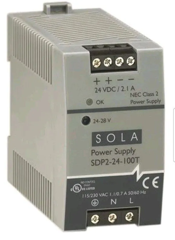 Блок питания Sola SDP2-24-100T DIN Rail Power Supply 24VDC 2.I A 50W NEC Class 2