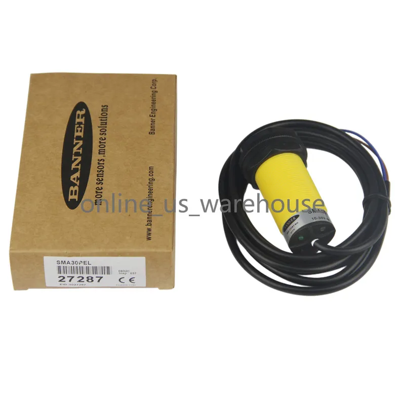 Фотоэлектрический датчик BANNER SMA30PEL 27287 Photoelectric Sensor 12-240VAC 10