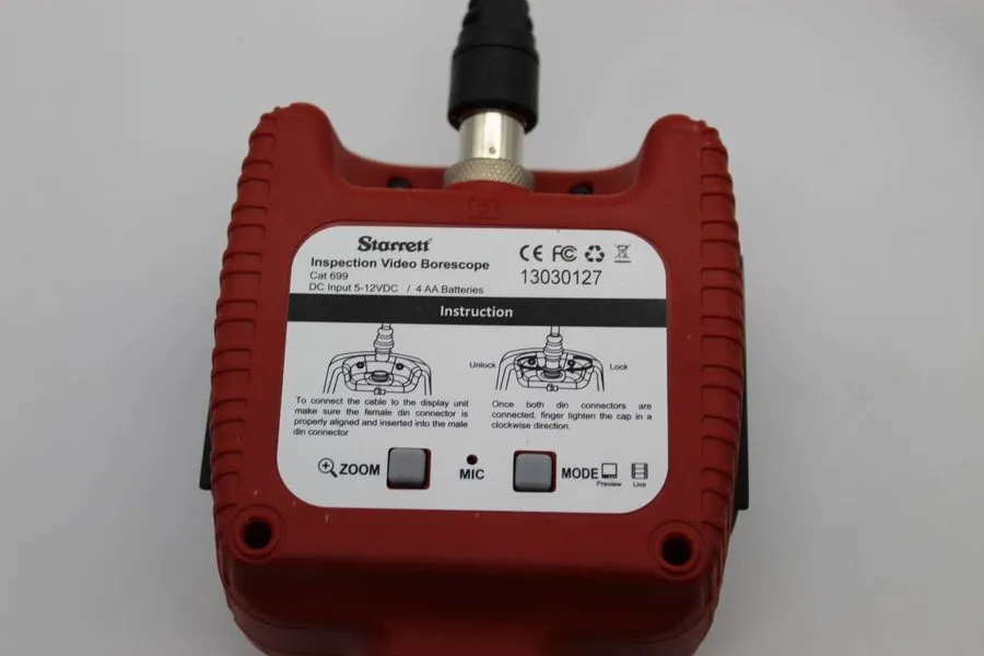 Видеоэндоскоп Starrett 699-10 Inspection Video Borescope, In Case (O6) — фото лота 2