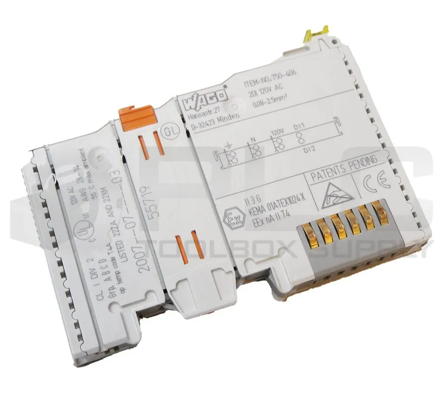 ПЛК WAGO 750-406 2D1 120VAC PLC MODULE