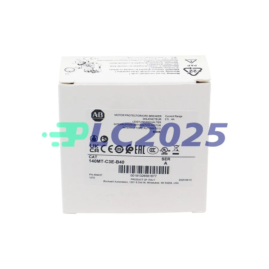 Автоматический выключатель 140MT-C3E-B40 AB MOTOR PROTECTION CIRCUIT BREAKER