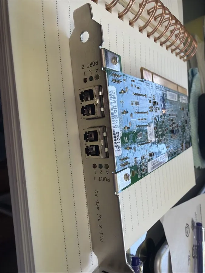 Контроллер Sun Microsystems 375-3394-01 PCI-X 2.0 4Gb Dual Port Fibre Channel HB — фото лота 1
