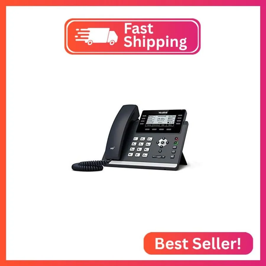 IP-телефон Yealink T53W IP Phone, 12 VoIP Accounts. 3.7-Inch Graphical Display B — фото лота 1