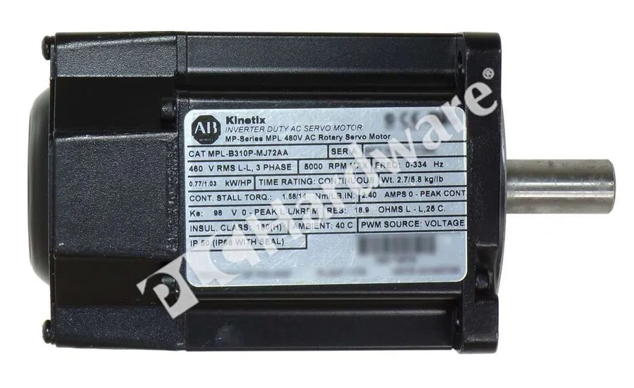 Серводвигатель Allen Bradley MPL-B310P-MJ72AA /A 460V 5000RPM Frame 3 1.58Nm Ser