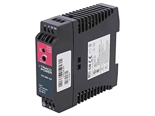 Блок питания Traco Power Industrial DIN Rail Power Supply 24VDC 1.25A 30W TSL 03
