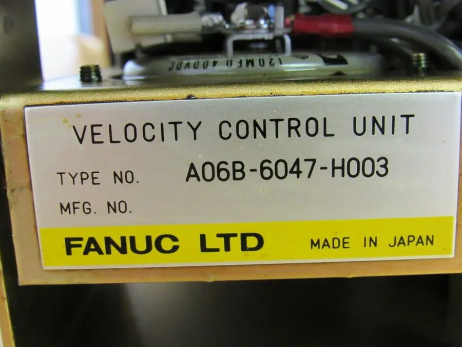 Сервоусилитель FANUC VELOCITY CONTROL UNIT A06B-6047-H003 A20B-0009-0320/11D