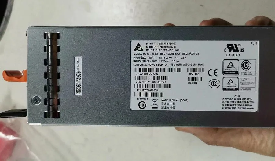 Блок питания Juniper JPSU-150-DC-AFO 150W 640-061542 DC Power Supply