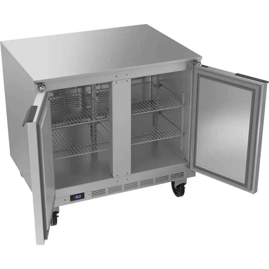 Холодильный шкаф Beverage Air UCR36AHC 36" Two Door Undercounter Reach In Refrig