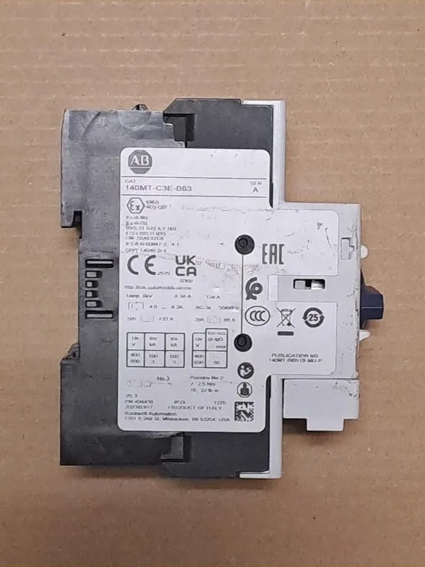 Автоматический выключатель Allen Bradley Motor Protection Circuit Breaker 140MT- — фото лота 3