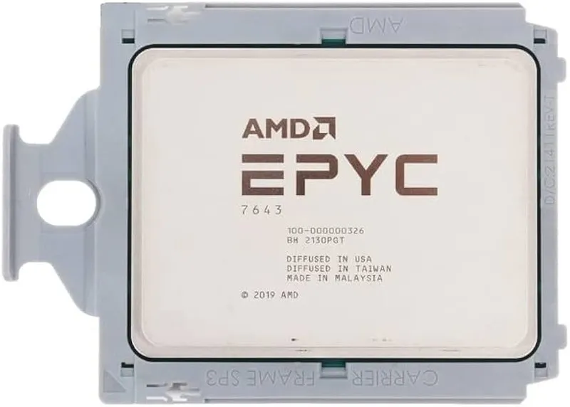Процессор AMD EPYC 7643 48-Core 2.30GHz 225W 256MB SP3 Unlocked CPU 100-00000032