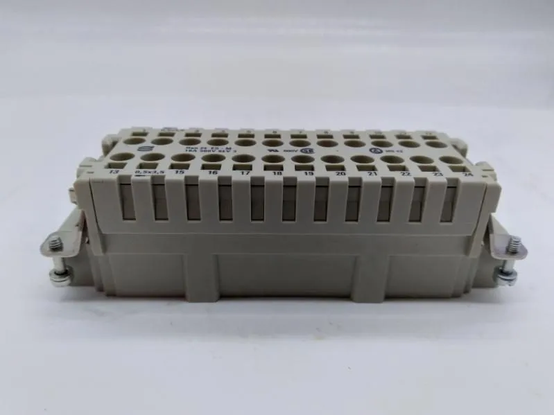 Разъём HAN24ESM 24-Pin Male Insert Connector 16Amp 500V